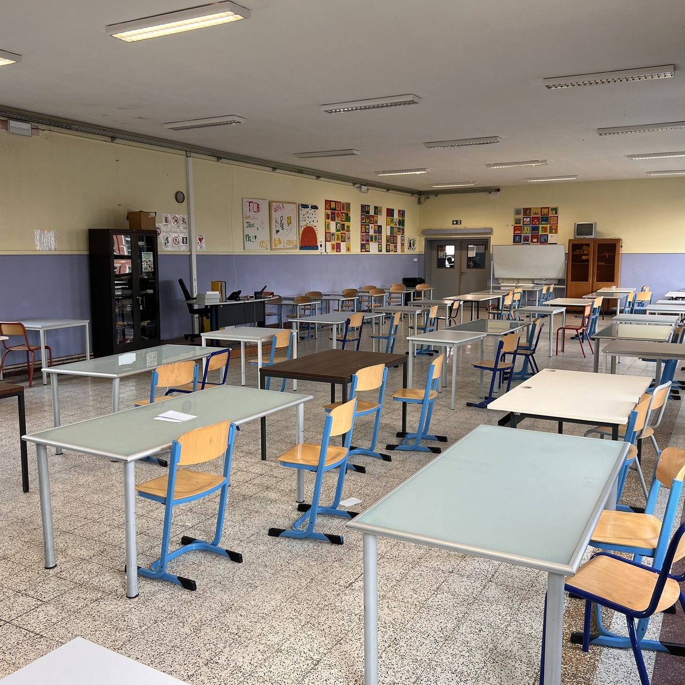 La salle d’étude lumineuse du campus de Saint-Georges